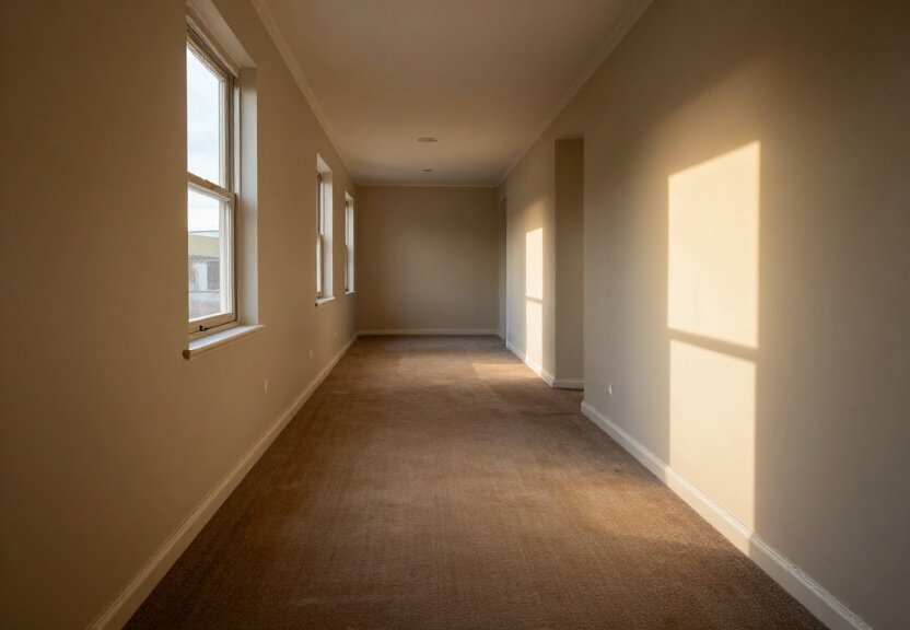 Restored living room in Rushcutters Bay after water extraction and drying